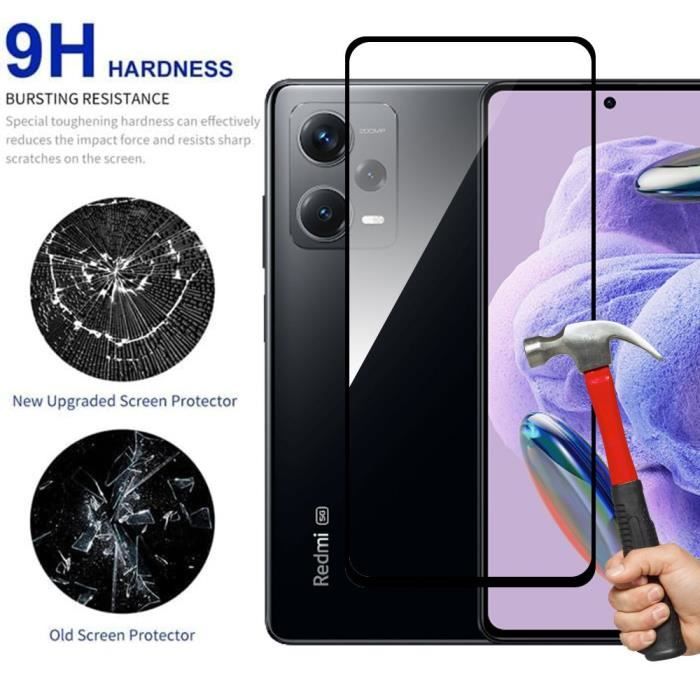 Lot 4 Verres Trempés Intégral Pour Xiaomi Redmi Note 12 Pro+ 5G Vitre Protection 9H