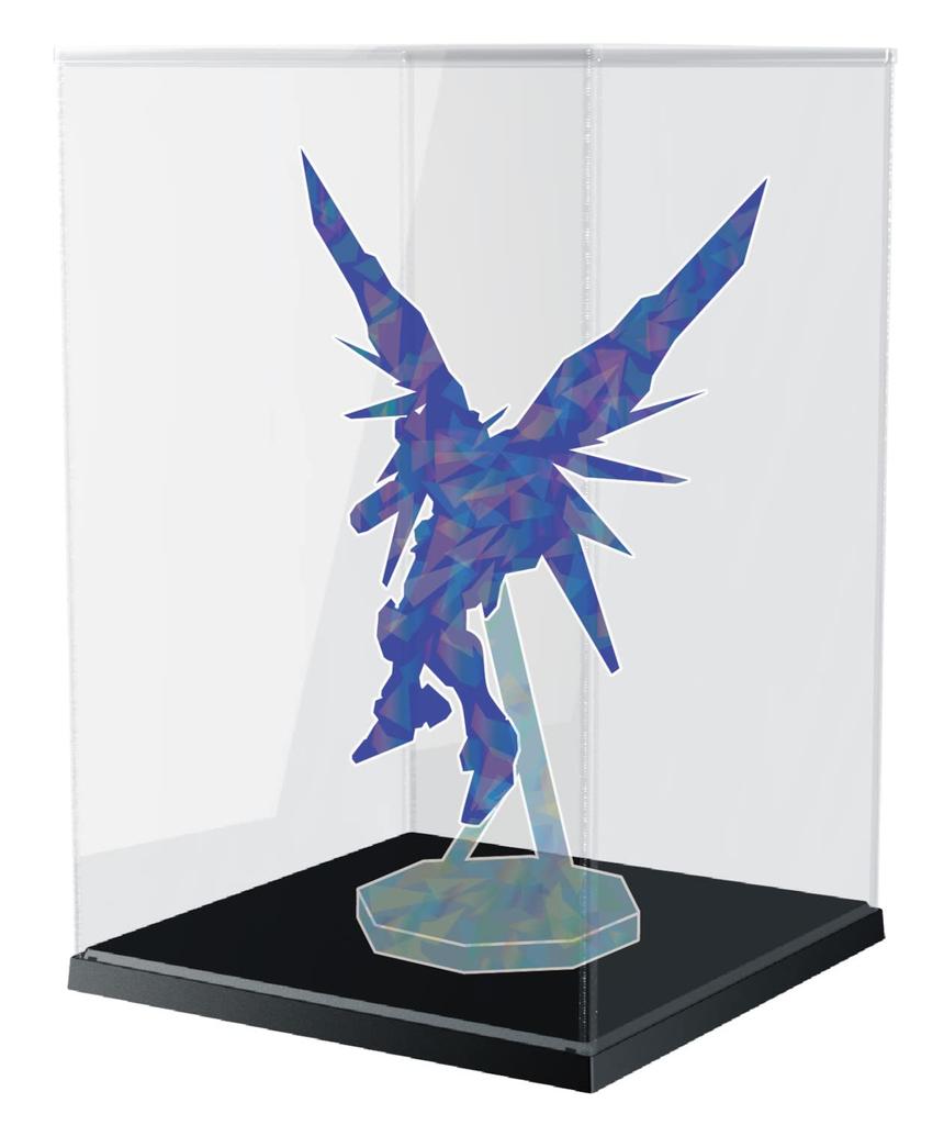 Hobby Base Premium Parts Collection Model Cover Plus Extra Large Base Color Black PVC W30 X D30 X H44cm K103BK Display Case (inner Dimensions)