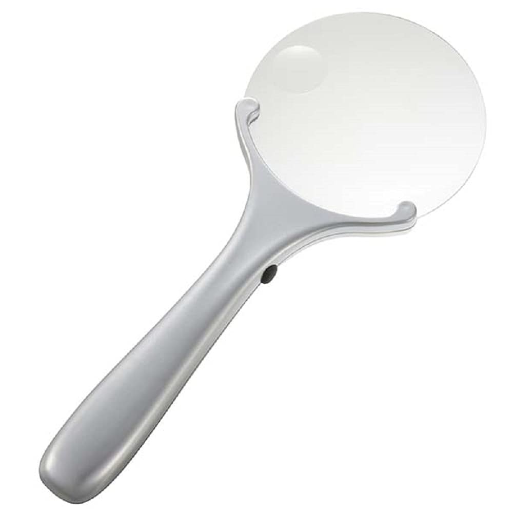 

Ручка лупа 3 з LED підсвічуванням Silver Elzoom LH-M01HL90-3-S 07-8995 срібний