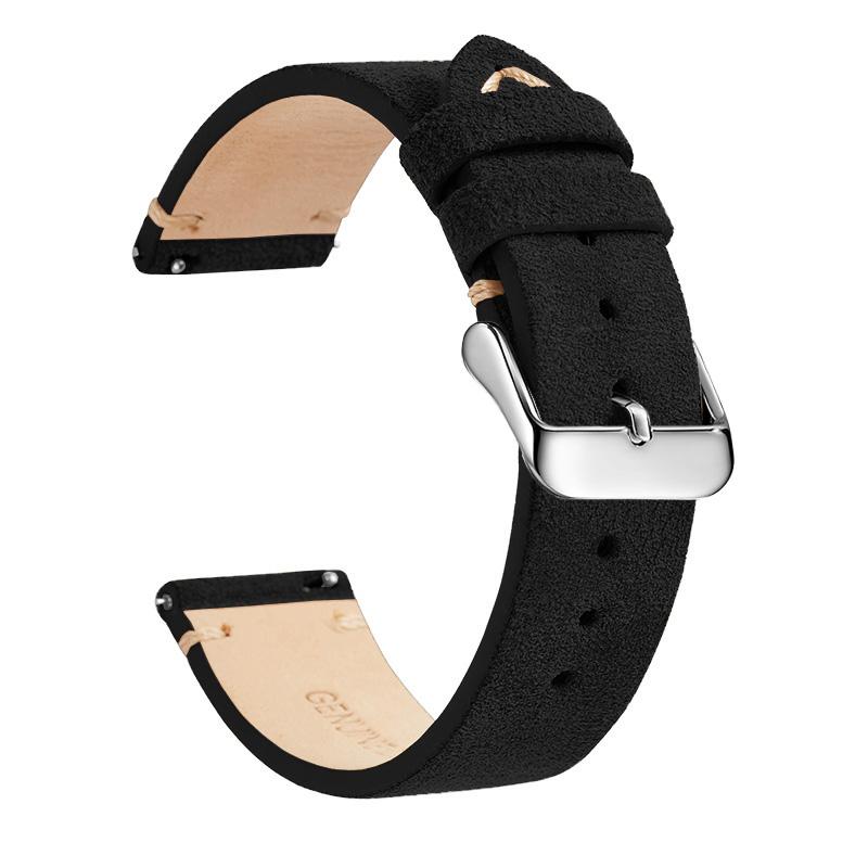 Elegantes Echtleder-Uhrenarmband, Schnellverschluss 14mm/16m/18mm/20mm/22mm Uhrenarmbänder, für Samsung, Seiko, Oris, Citizen Uhr