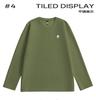 Hello Hipanda, Panda Long-Sleeved Solid Color American Waffle T-Shirt