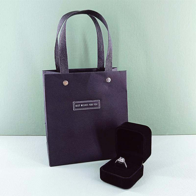 Velvet Flap Jewelry Storage Box for Rings, Necklaces, Bracelets, and Bangles with Custom Logo Option