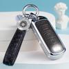 Key Fob Cover Compatible with Mazda, Pink Leather Crystal 360 Degree Protection Key Shell Case for Mazda 3 6 8 Miata MX-5 CX-3 C