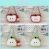 Elegant Apple Shaped Nylon Crossbody Bag With Inner Pocket For Daily Use