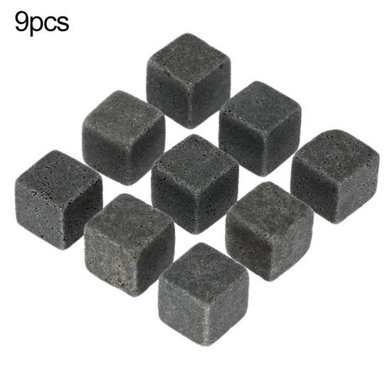 6/9 ks Opakovaně použitelný chladič na víno a nápoje Kostka ledu Chladicí kámen Skála Barové náčiní