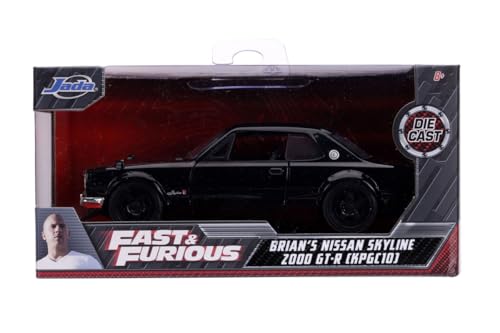Kyosho Jada Toys Fast & Furious Series 1/32 F&F Nissan Skyline GT-R Black (Brian) Finished Model JADA99602