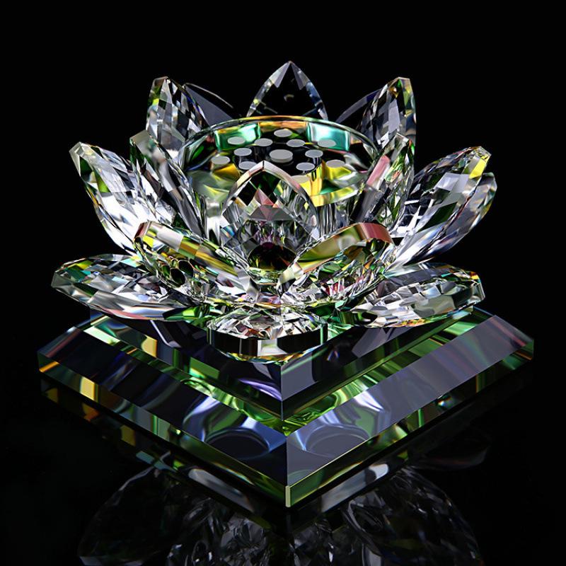 Solar-Powered Rotating Lotus Car Perfume Ornament