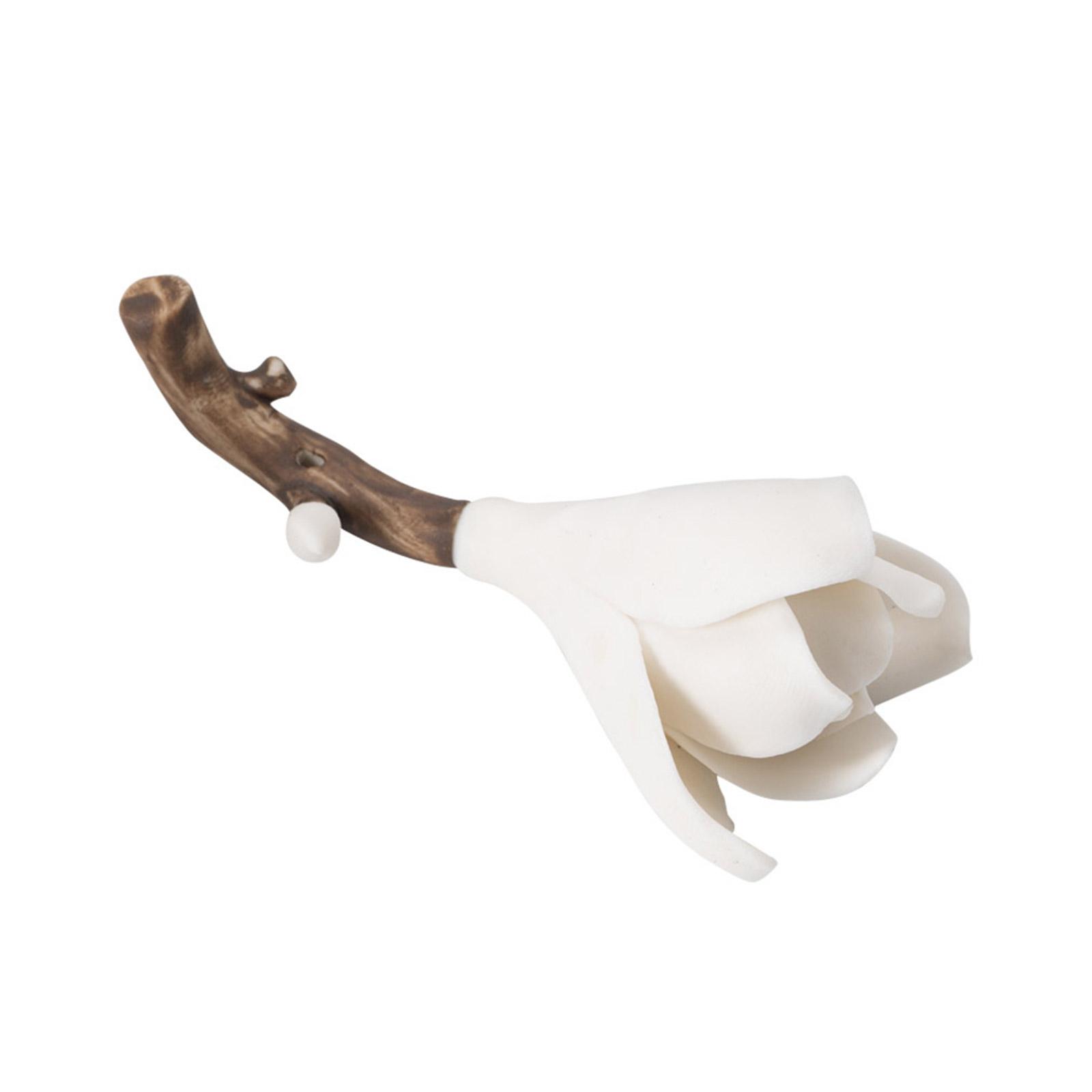 

Элегантная подставка для благовоний в форме гардении для украшения дома и офиса. Белый фарфоровый чайный сервиз. Аксессуары для чайной церемонии. белый