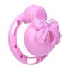 ANOSX Pink Resin Dual-color Design Purity Lock Male Chastity Device