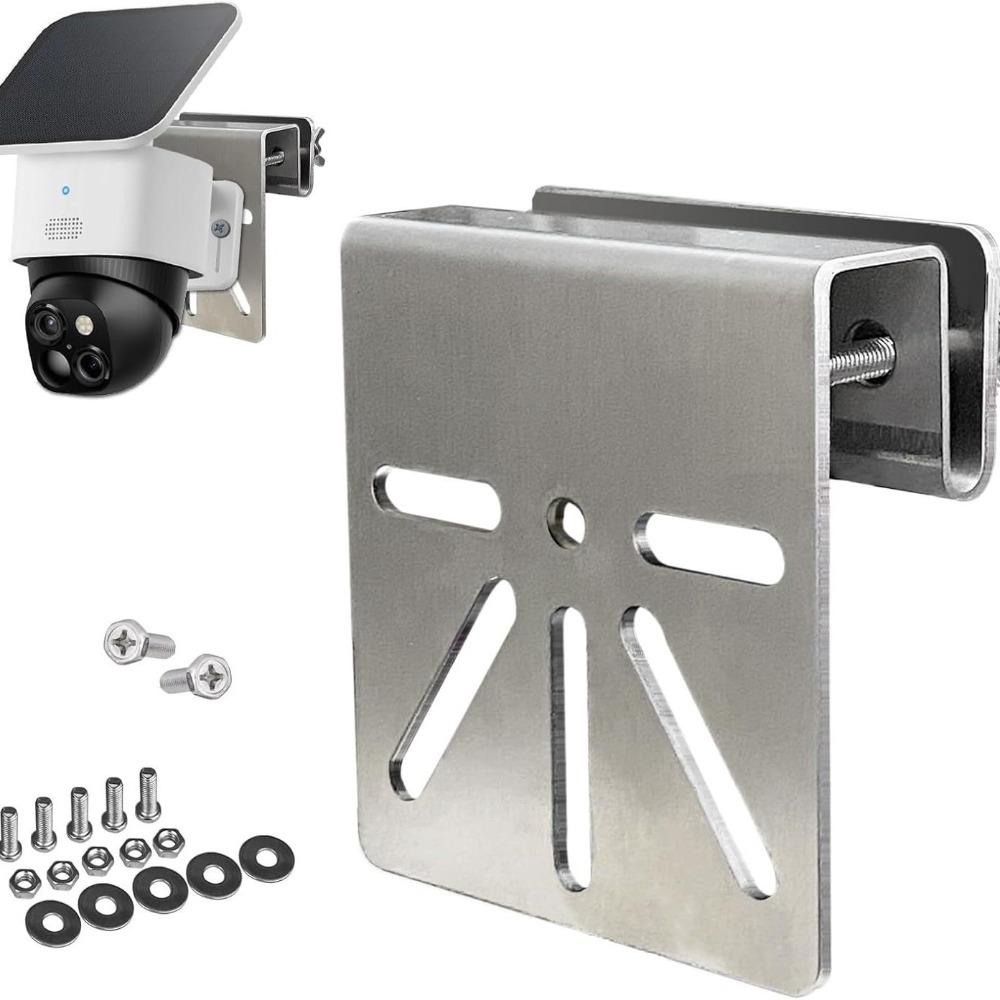 Rustproof Screws Camera Holder Bracket Stainless Steel Gutter Mount Bracket  Commercial Buildings