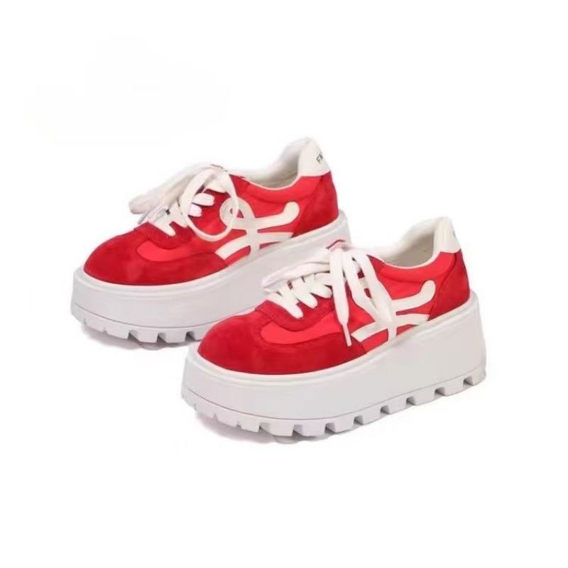 New Thick-soled Women's Models Show Small Retro Style Autumn Models Muffin Sneakers Women