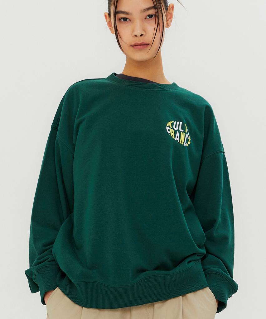 KULTE Wave Logo Crewneck Green