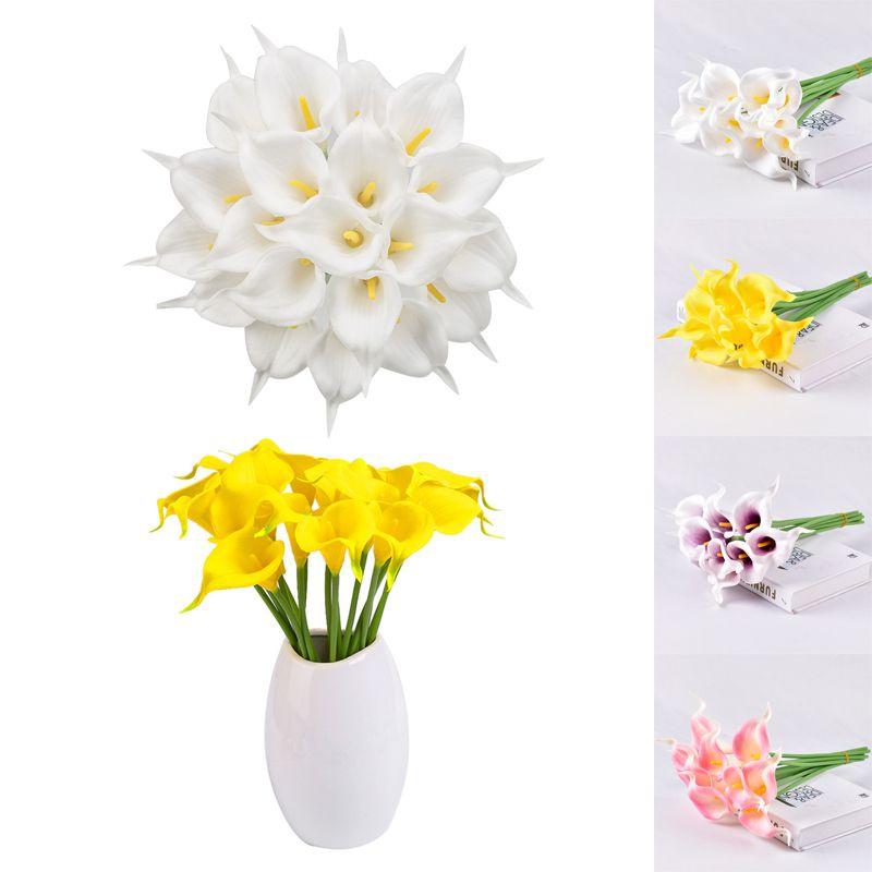 Premium Quality Real Touch Fake Calla Lilies For Stylish Wedding Decor