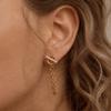 Youthway 18K Gold PVD Plated Stainless Steel Earring For Women New Tassel Chain Dangle Drop Earring Party Jewelry Gifts