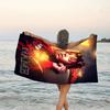 1pc Rapper1 Beach Towel with Custom Name, Beach/Swimming/Bath/Picnic/Camping Towel, Suitable for Seaside Beaches