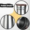0.8 Liter Stainless Steel Insulated Carafe, Coffee Pot for Cold Drinks, Leakproof Lid, Beverage