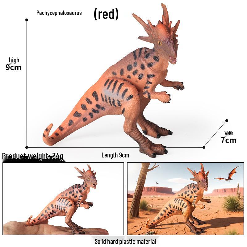 Children's Dinosaur Toy Set: King Kong, Tyrannosaurus Rex, Aurochs, Pachycephalosaurus, Spinosaurus, Therizinosaurus Model.