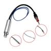 Conversion Cable Amplified Antenna,Car AM/FM ISO to DIN Male Signal Amplifier Radio Antenna Aerial for VW Old POLO/Jetta/Peugeot