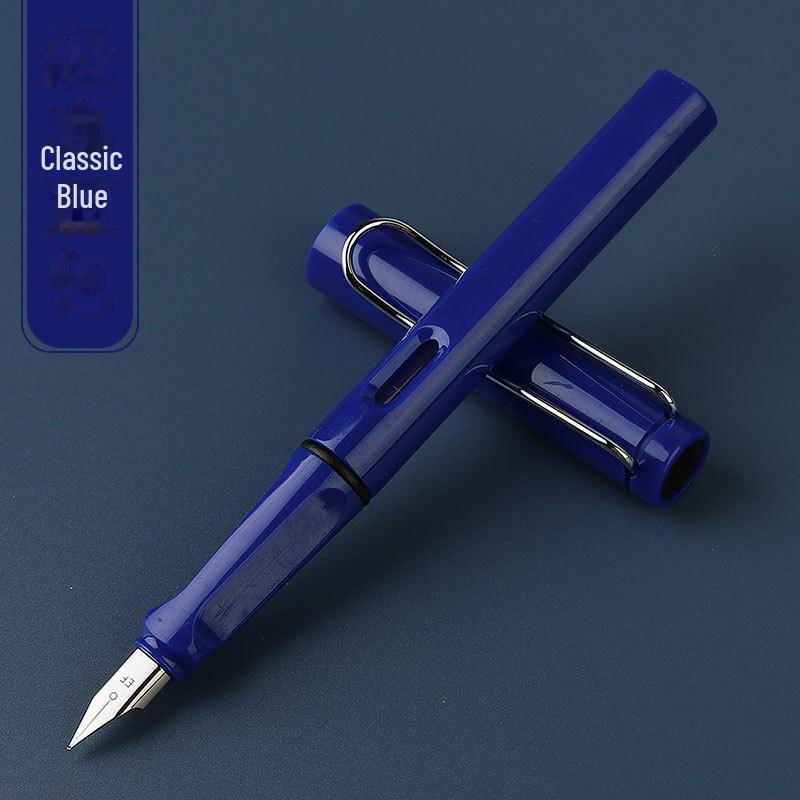 Zhengzi Student Fountain Pen - Iridium Gold 0.5mm Nib, 0.38mm Replaceable Ink Capsule, Steel Construction