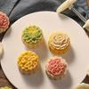 MidAutumn Festival Mooncake Maker Flower Shape Moon Cake Mold Cookie Stamps DIY Hand Press Cookie Dessert Cutters