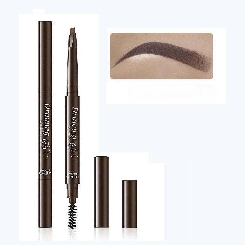 

Водонепроницаемый карандаш с щеточкой для бровей темный кофе