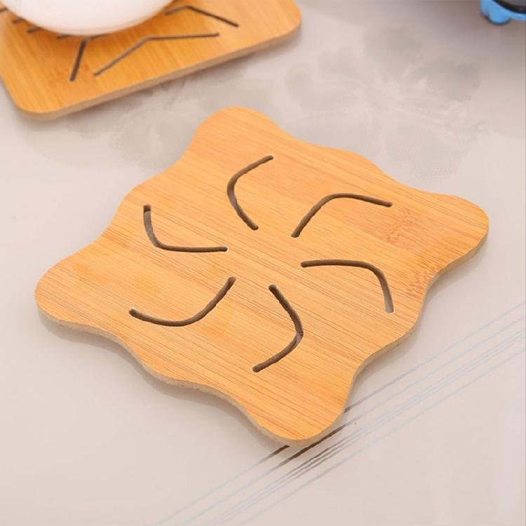 Wooden Material Cup Coasters Placemats Heat Resistant Drink Mat Table Decoration