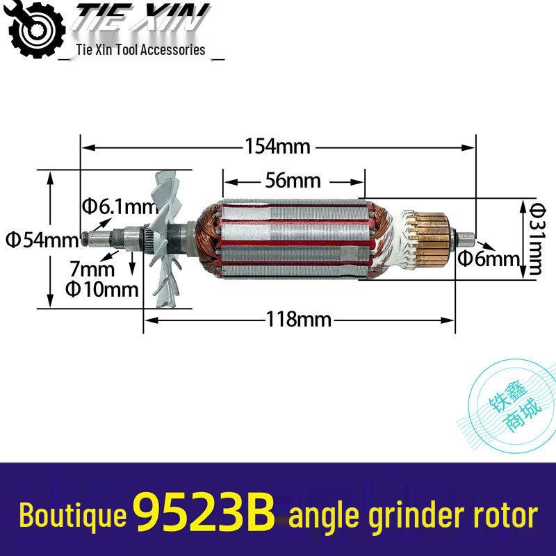 

Angle Grinder Rotor 9523B 02056