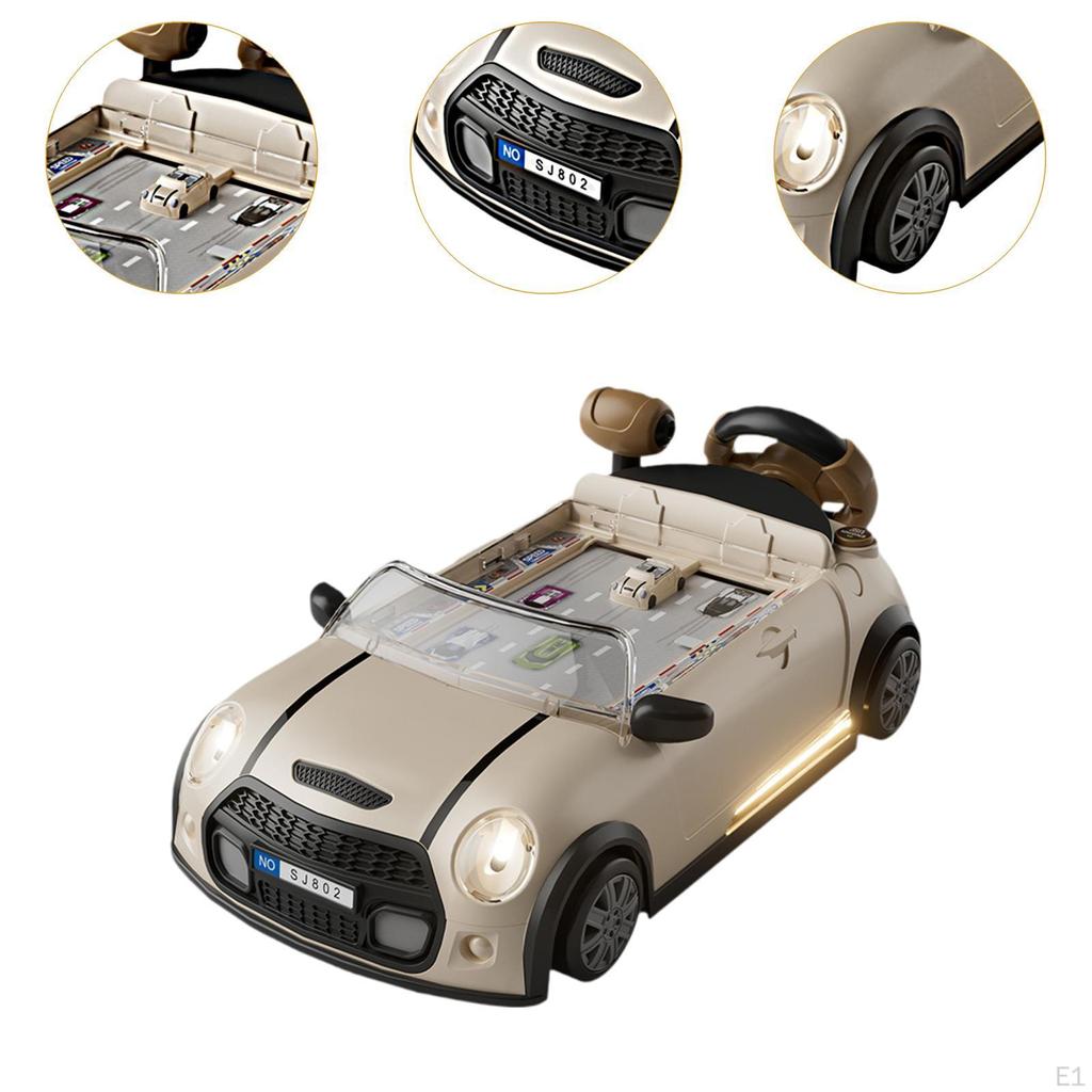 Simulation Steering Wheel Toy with Sound Portable Interactive Educational