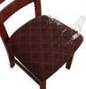 Waterproof Chair Seat Covers Stretch Thick Jacquard With Good Elasticity Dust-proof Waterproof Oil-proof For Dining Room Living