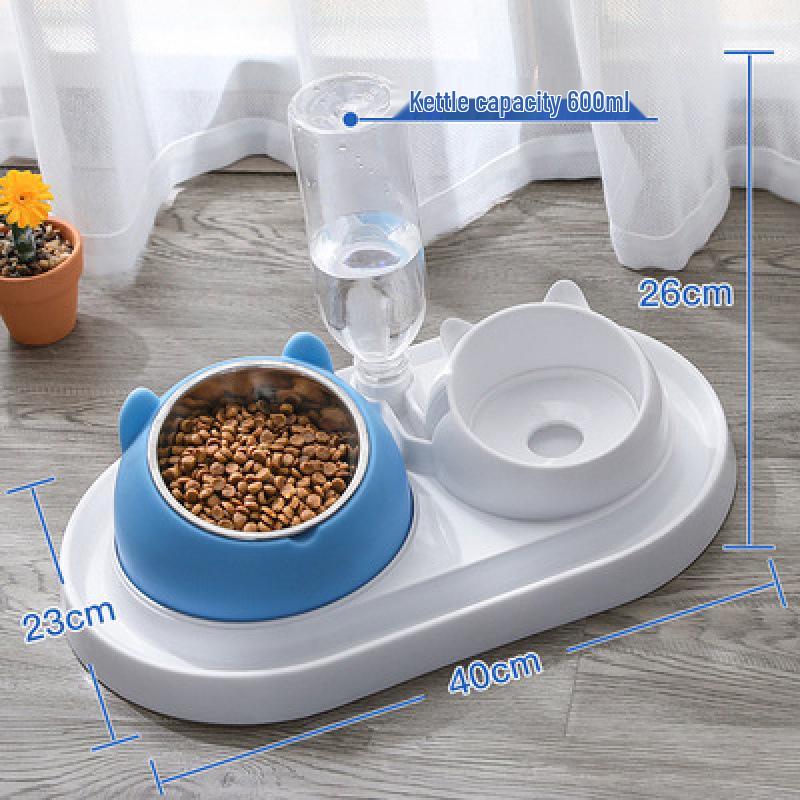 Pet Automatic Stainless Steel Water Feeder Bowl for Dogs & Cats
