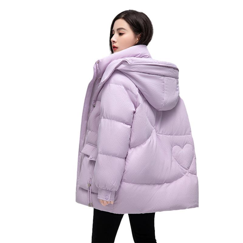Down Jacket Women's High-end Women's Winter Clothing 90 Duck Down Fashion Hooded Pinghu Jacket Large Size Jacket