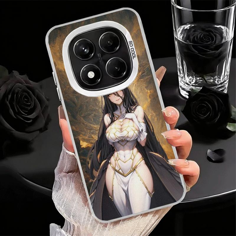 Albedo O-Overlords Anime Soft Phone Case for Samsung Galaxy S24 S25 FE S26 Edge S23 Ultra S22 Plus S21 + Shockproof Cover Back S