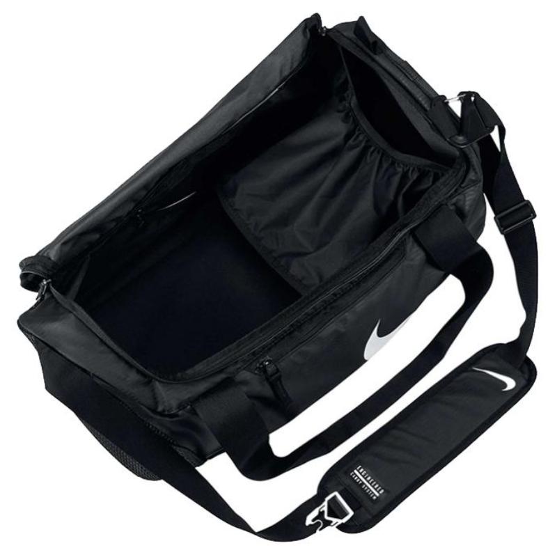 Nike Polyester Handbag, Crossbody Gym Bag Medium Unisex Black Casual BA4881-001