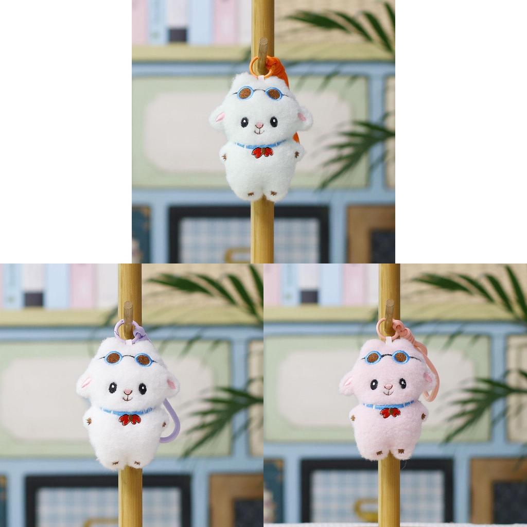 Cute Animal Plush Toy For Kids With Short Pile Polyester For Backpack Decor