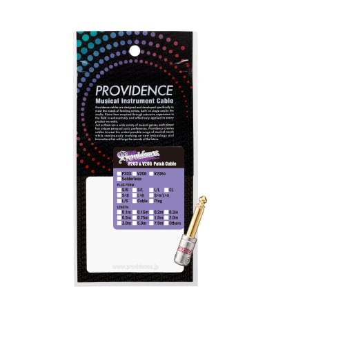 

Providence NP-26G Straight Phone Plug Patch Cable for P203 Solderless