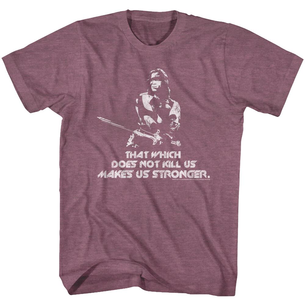 Conan The Barbarian Classic Movie That Which Does Not Kill Us Men T-Shirt XXL