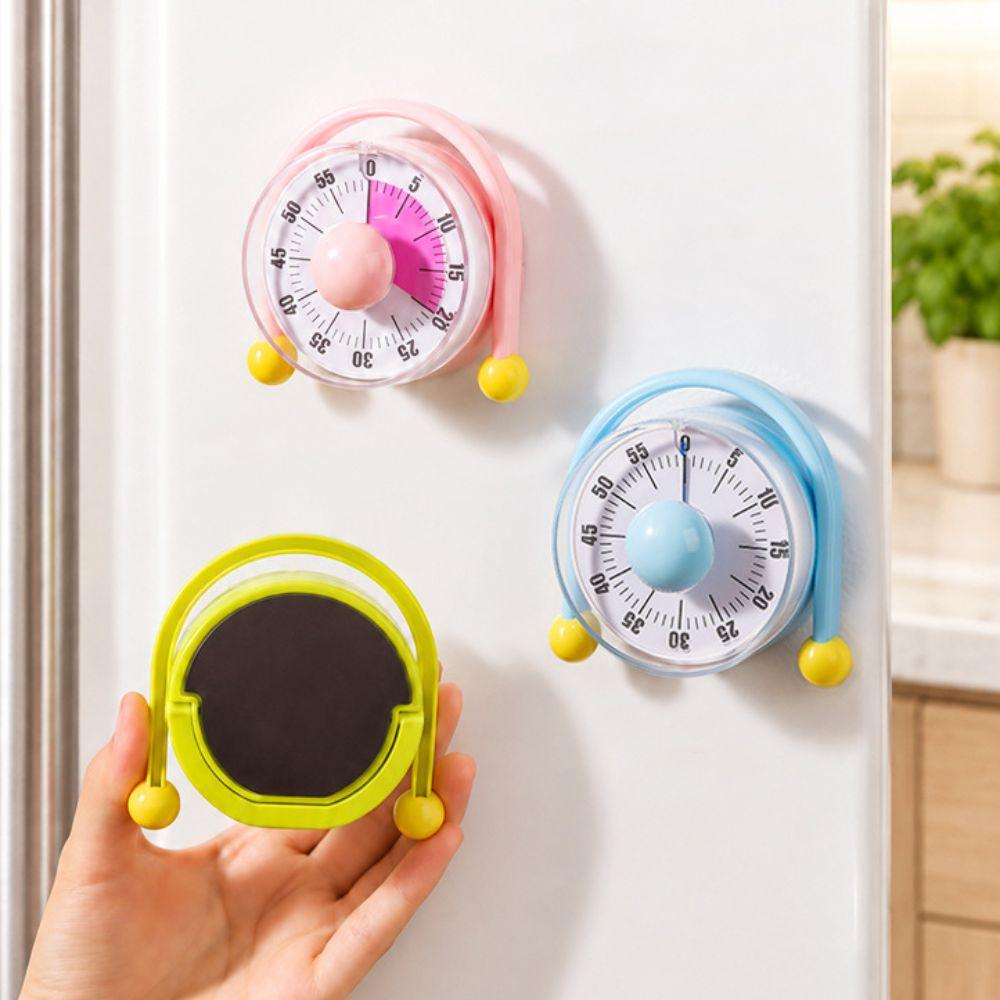 Battery Free Mechanical Timer Magnetic Children Study Timer Kitchen Visual Timer Meetings