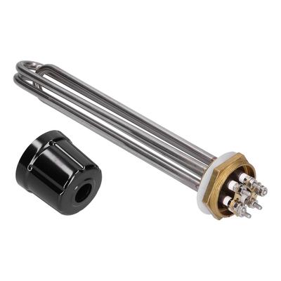 Heating Tube Electric Stainless Steel Rod Industrial Supplies Brass Thread AC220 380V3KW 1.5in BSP