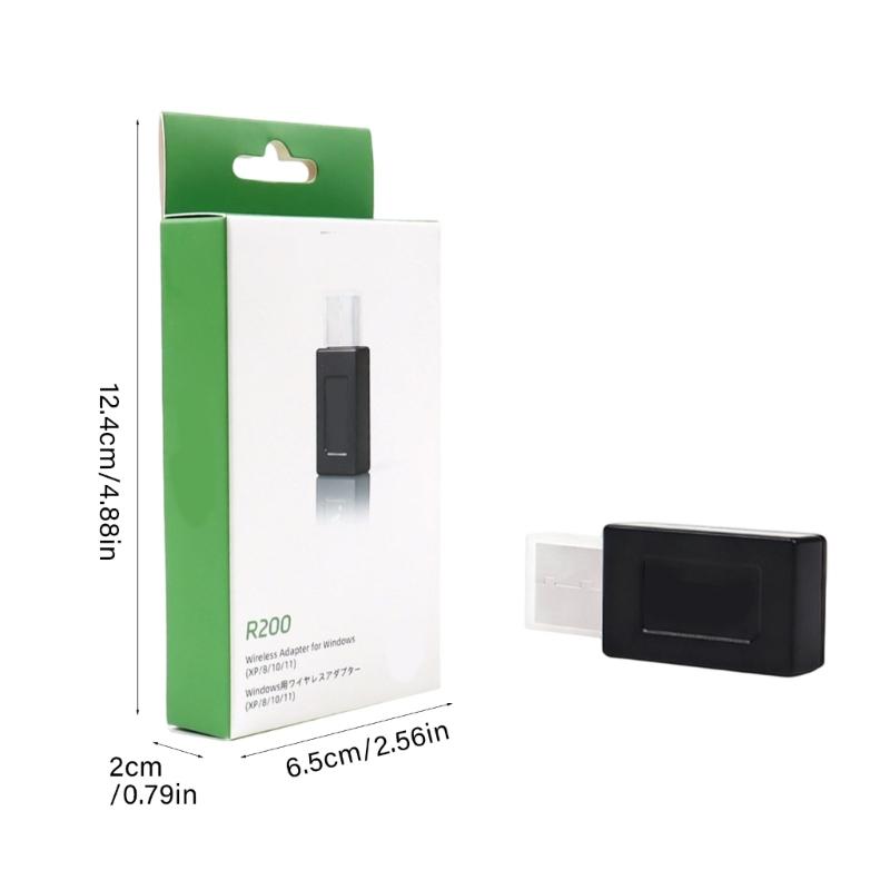 Official Plugs and Play Wireless Adapter for Controllers Delivering PC Connectivity Without Driver Installation