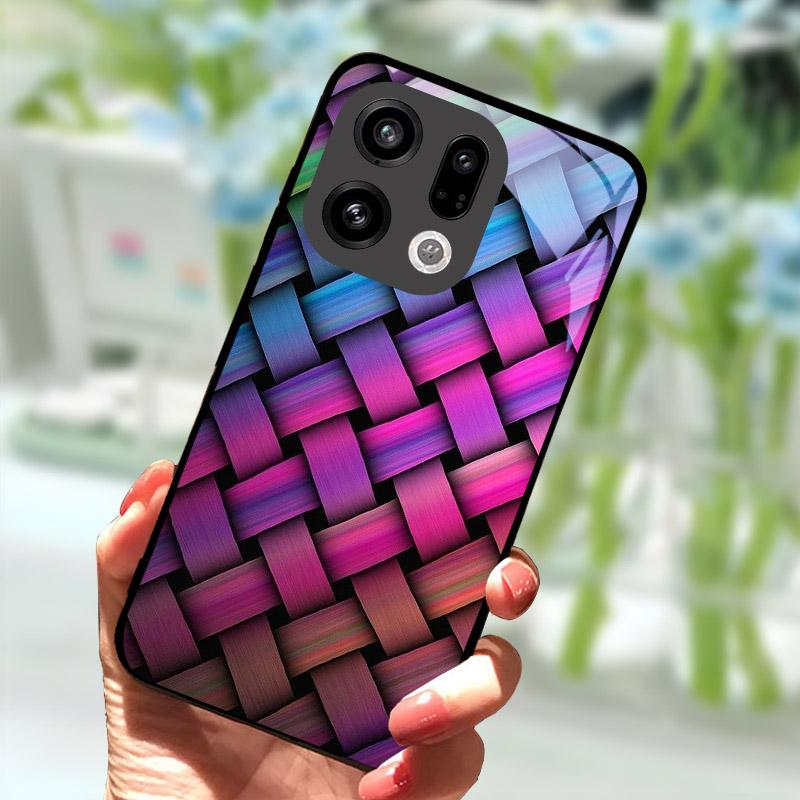 

Case For OPPO Find X9 X9Pro X8 Pro X8S X8 Ultra Hard Cover Tempered Glass Protective Shell For OPPO FindX9 FindX8 Phone Bags Oppo Find X8 Ultra