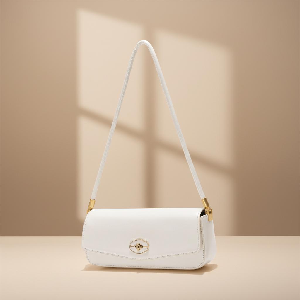 JIOMAY 2026 New Women's Niche Baguette Bag, Elegant Underarm Shoulder Purse, Premium Handbag for Women with Crossbody Option