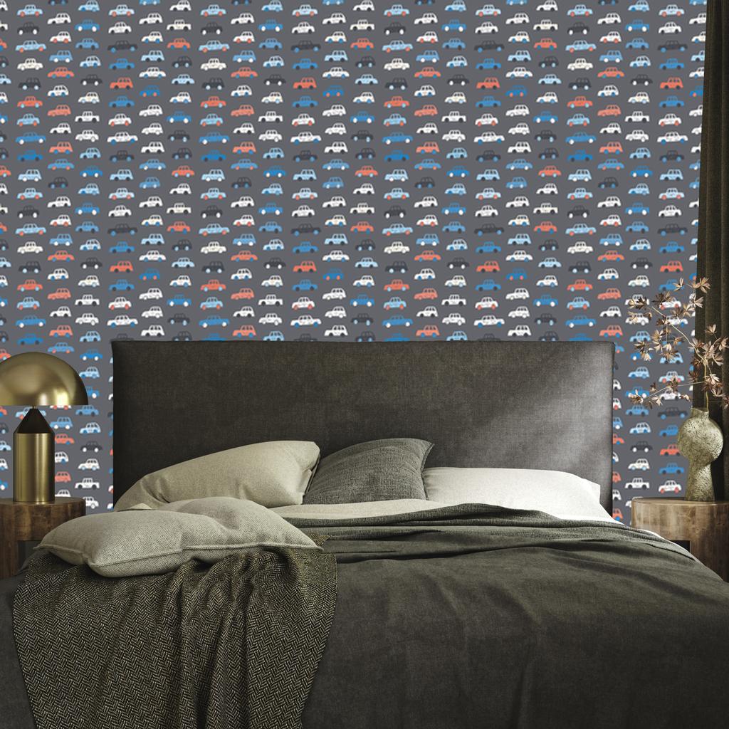 Colorful cars wallpaper for living room and bedroom 50x1000