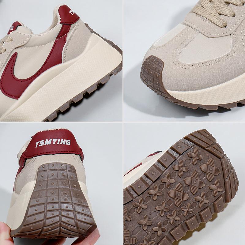 Scarpe da ginnastica da papà con plateau Primavera Nuove Street Snap Studente Scarpa da running Aumento di altezza Tempo libero