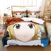 BabySteps Bettwäsche-Set Einzelbett Twin Full Queen King Size Bettset Erwachsener Kind Schlafzimmer Bettbezug Sets 3D-Druck Anime Bettlaken-Set