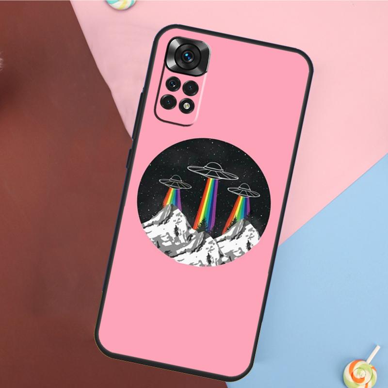 Aesthetic Alien Cover For Xiaomi Redmi Note 14 13 12 9 10 11 Pro 9S 10S 11S 12S Redmi 14C 10C 12C 13C Case
