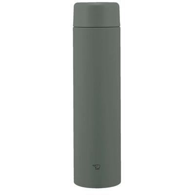 Zojirushi Water Seamless Large Capacity Stainless Steel Forest Integrated Cap and Easy To Only 2 Washes Bottle, Cap, 720ml, Screw-On Mug, Gray,