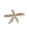 Korean-Style Starfish Pearl Hair Clip: Romantic Diamond Duckbill Side Hairpin for Girls