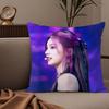 Hot singer IITZY YYeji Pillow Case Silky elegant Comfort Sofa Bed Invisible zipper