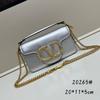 Kristall Diamant Schnalle Ketten Tasche: Leichter Luxus Promi-Stil Handtasche, Hochwertige Trendige Damen Umhängetasche.