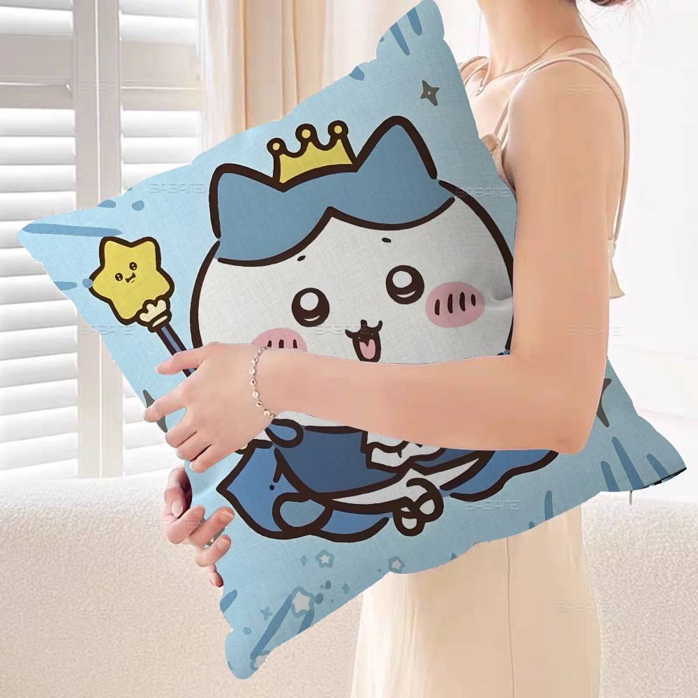 Kawai Cartoon HHachiware Pillow Cushion Cover Pillowcase Living Room Sofa Home Decor Customized